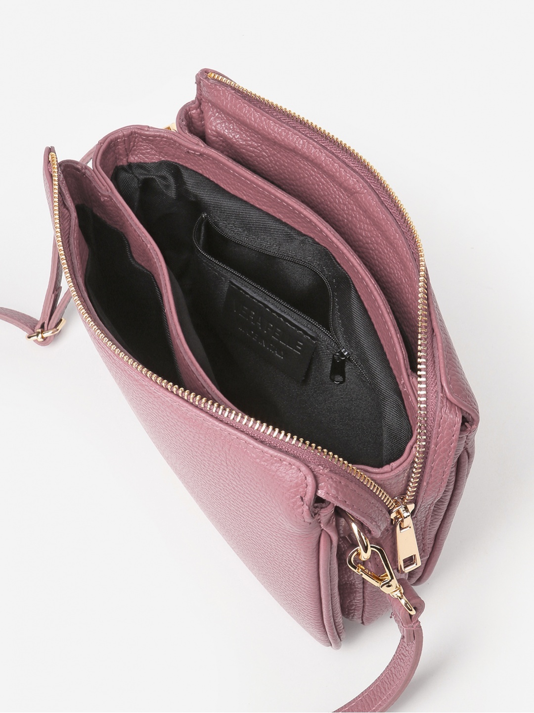 Изображение Cумка кросс-боди из натуральной кожи Be Nice BN21 dollaro rosa Фото Cумка кросс-боди из натуральной кожи Сумки кросс-боди