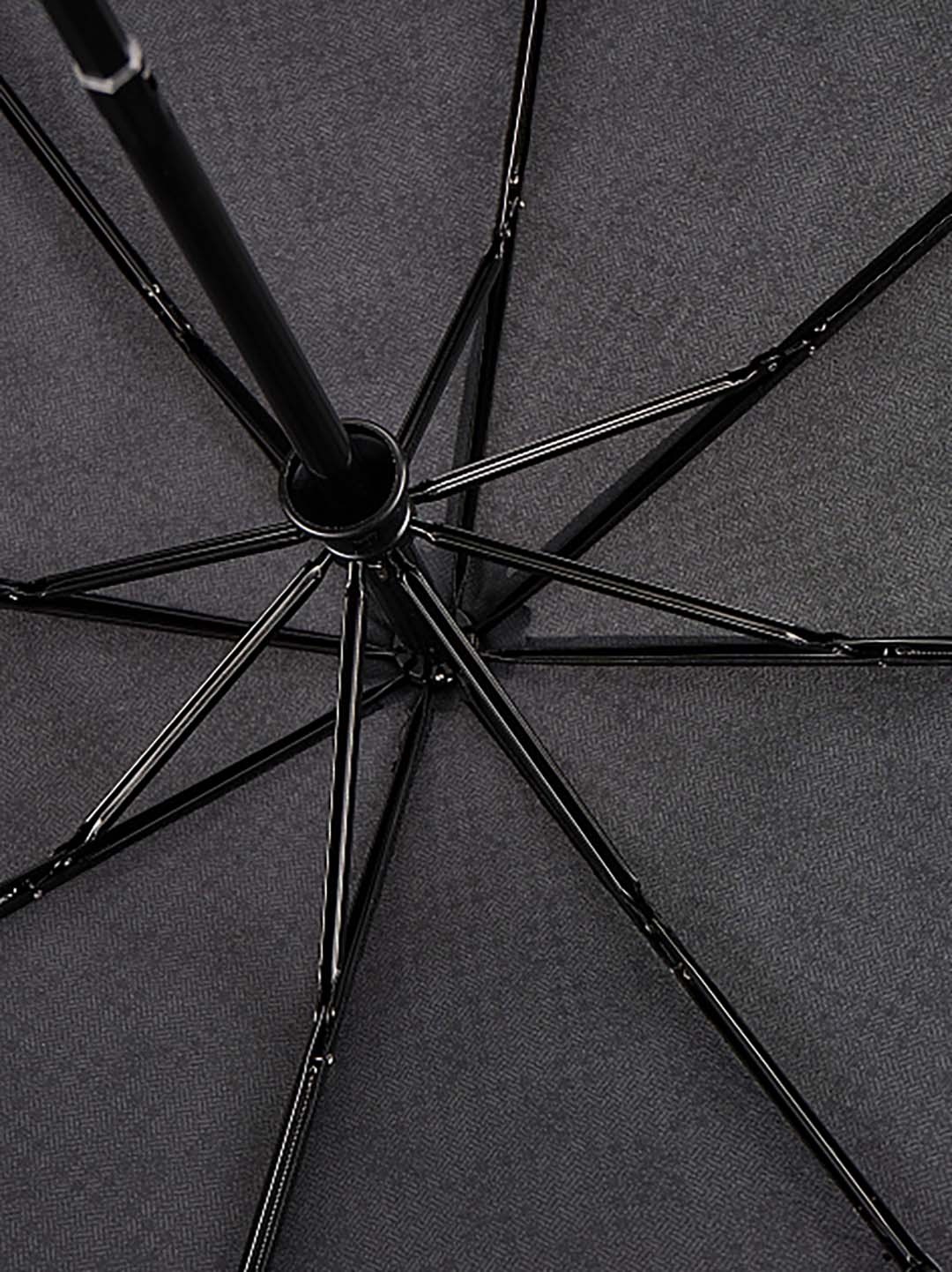 Фото Большой мужской зонт-автомат серая клетка 