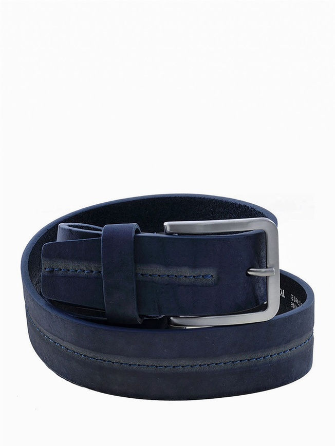 Широкий мужской ремень из натурального нубука коллекции 