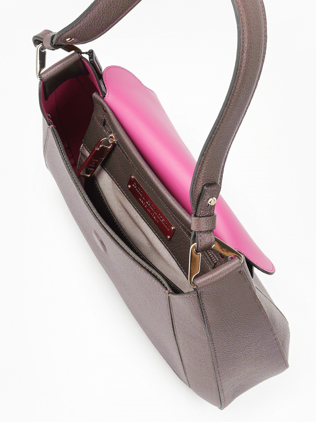 Фото Женская сумка-трапеция из премиальной зернистой кожи Классические сумки