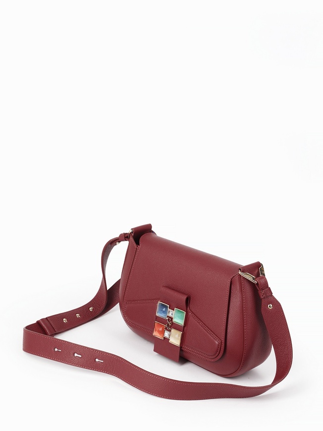 Элегантная женская сумка-кросс со стразами Swarovski