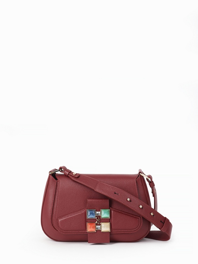 Элегантная женская сумка-кросс со стразами Swarovski