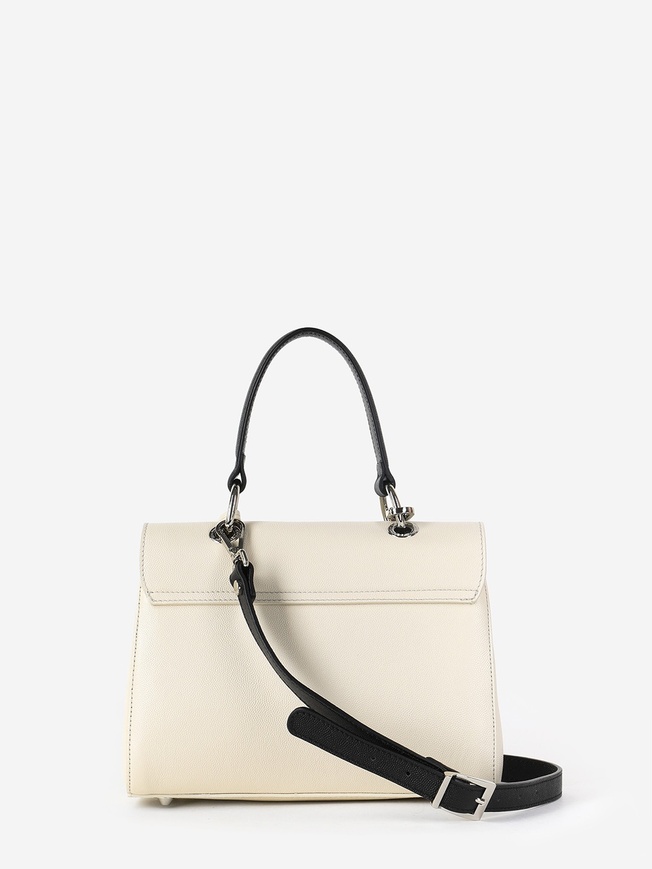 Женская сумка-сэтчел из натуральной кожи с тиснением под ската