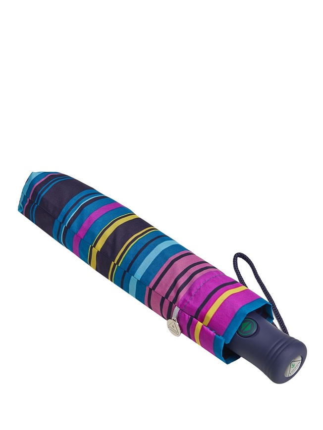 Женский зонт-автомат цветная полоска 