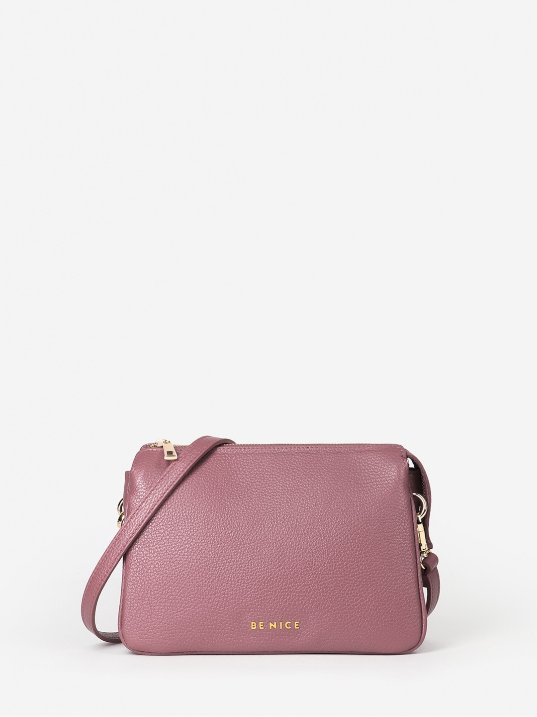 Изображение Cумка кросс-боди из натуральной кожи Be Nice BN21 dollaro rosa Фото Cумка кросс-боди из натуральной кожи Сумки кросс-боди