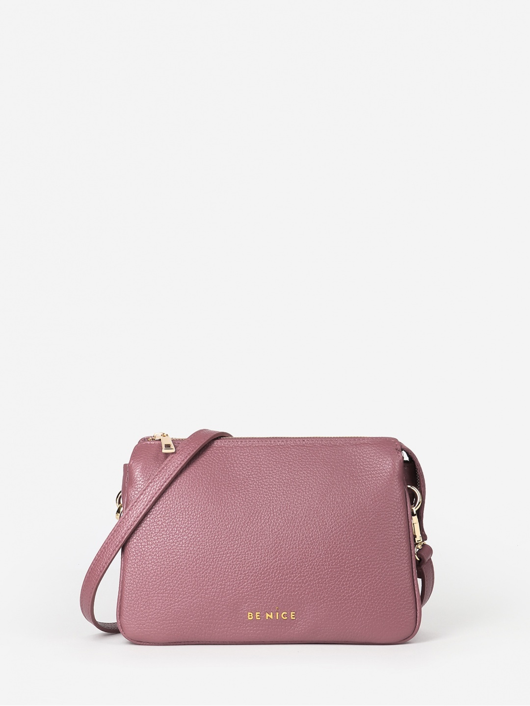 Изображение Cумка кросс-боди из натуральной кожи Be Nice BN21 dollaro rosa Фото Cумка кросс-боди из натуральной кожи Сумки кросс-боди