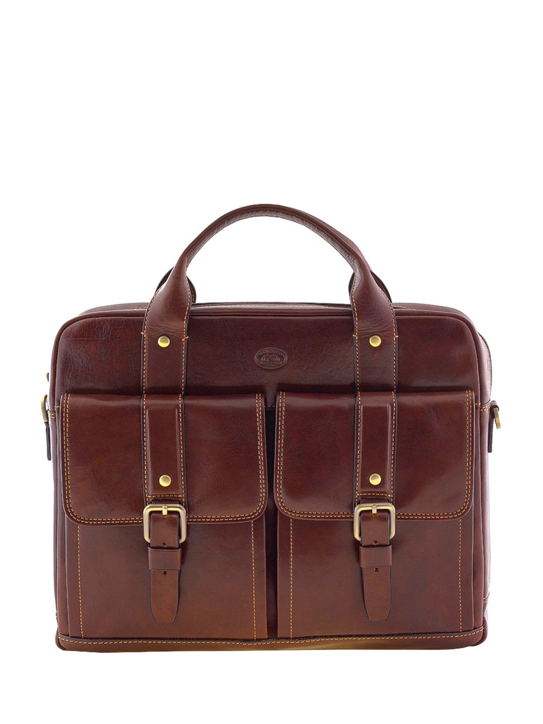 Фото Мужская бизнес-сумка из натуральной кожи коллекции 