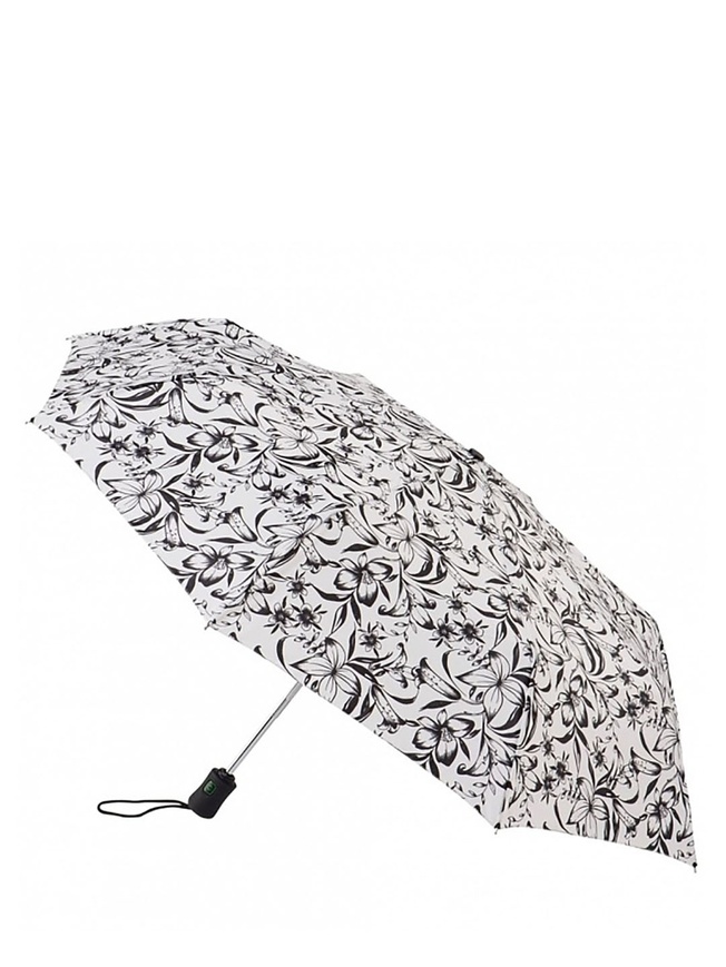 Женский зонт-автомат с цветочным принтом 
