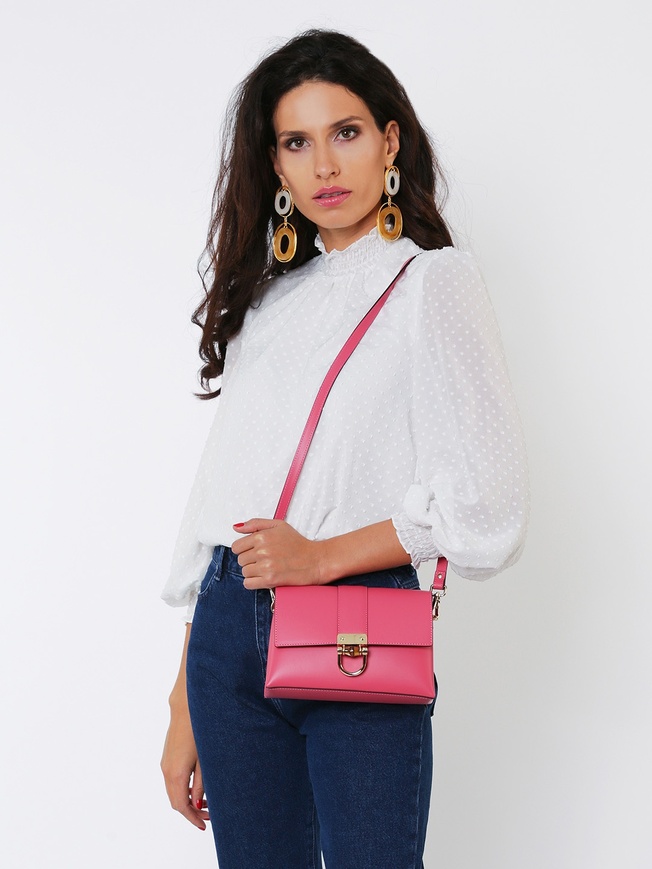 Женская сумка кросс-боди из гладкой кожи