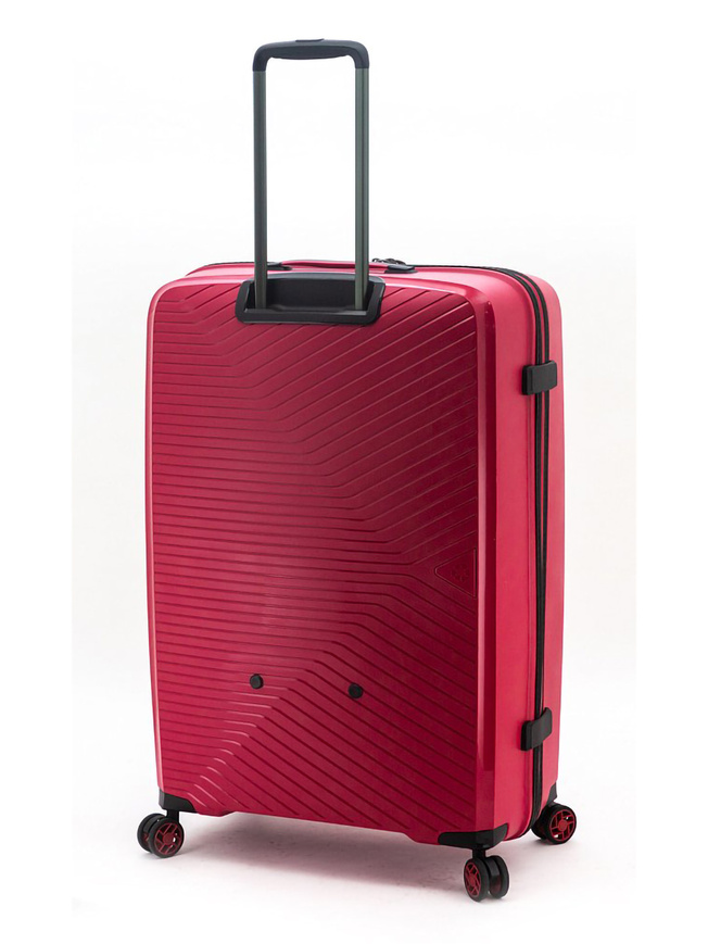 Большой чемодан на двойных колесах серии Delight