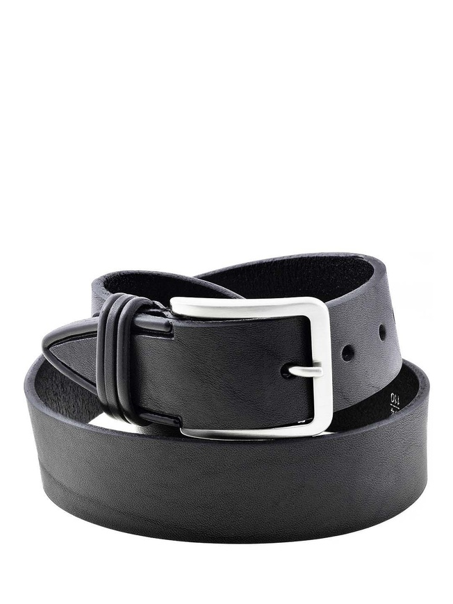 Широкий мужской ремень для джинс из матовой кожи коллекции 