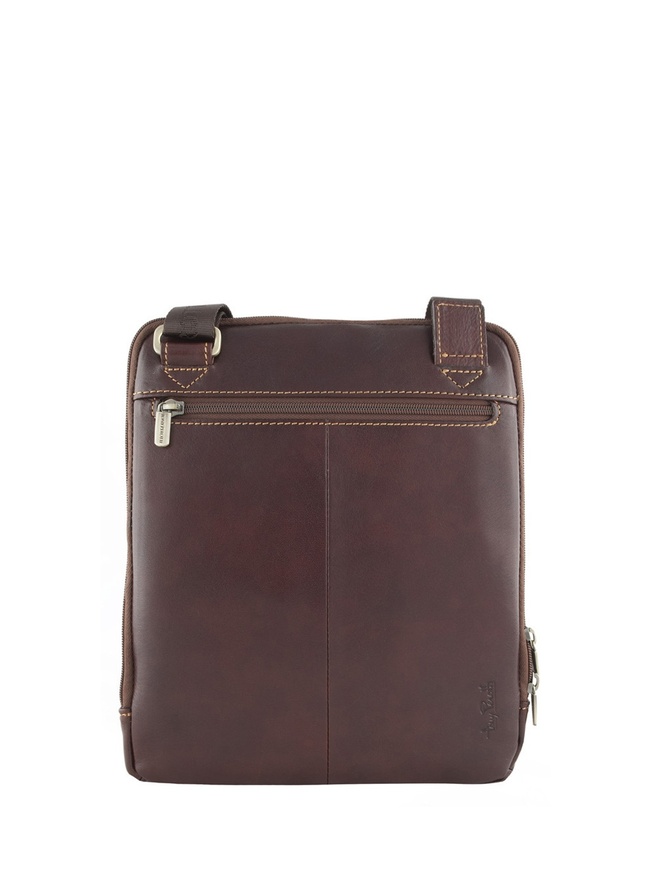 Коричневая мужская сумка через плечо из коллекции 