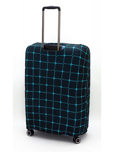 Фото Чехол для большого чемодана BLUE TEAL TILES Чехлы для чемоданов