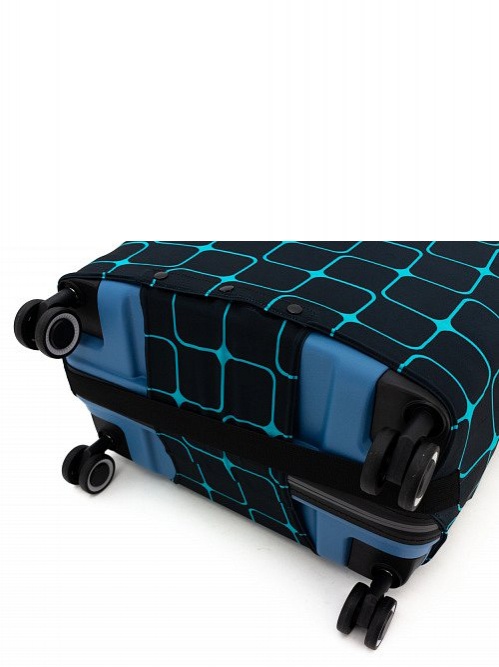 Фото Чехол для большого чемодана BLUE TEAL TILES Чехлы для чемоданов