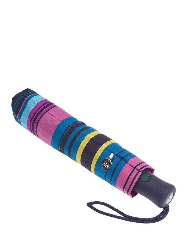 Женский зонт-автомат цветная полоска 