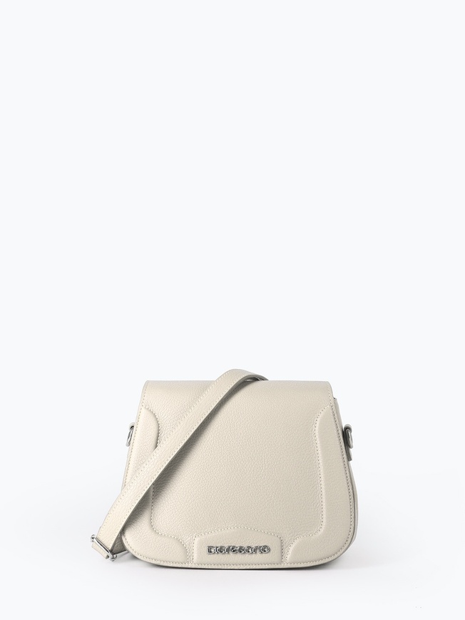 Яркая женская сумочка кросс-боди из мягкой кожи с тремя отделами