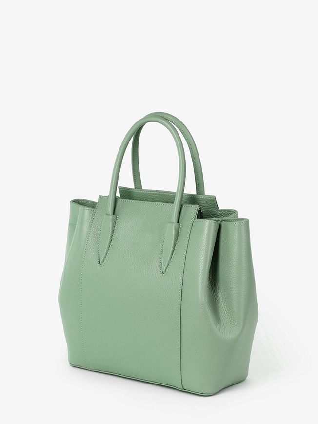 Женская сумка-тоут из мягкой кожи с тремя отделами