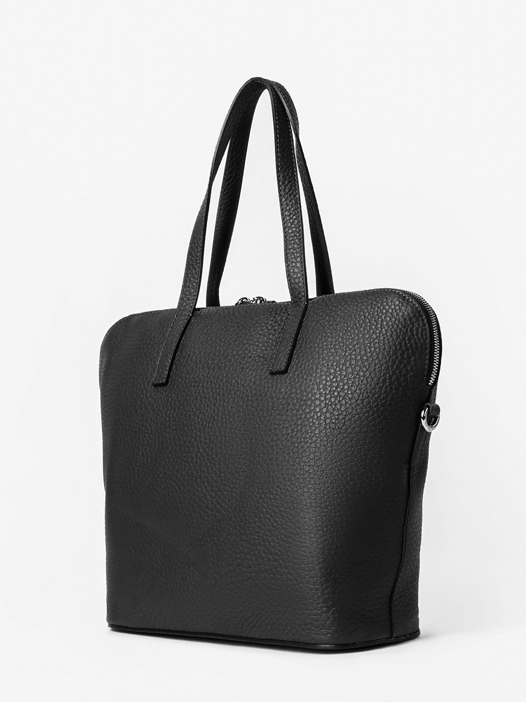 Изображение Женская сумка-тоут в форме трапеции Gianni Chiarini 7116 QNT nero Фото Женская сумка-тоут в форме трапеции Классические сумки