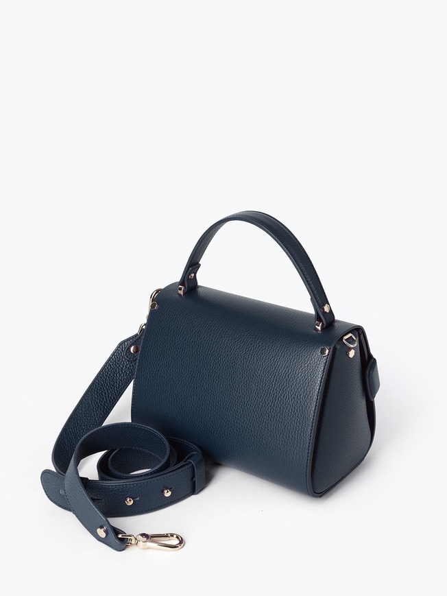 Компактная сумка-сэтчел из натуральной кожи премиального качества