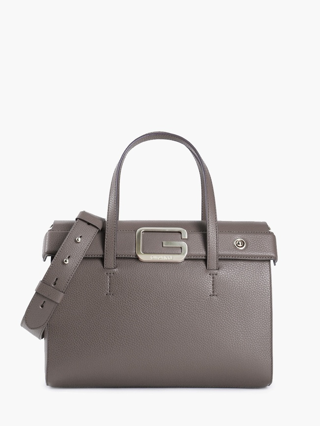 Роскошная деловая сумка-тоут из плотной, но мягкой кожи премиального качества