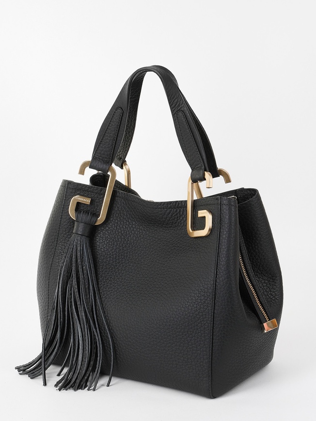 Роскошная женская сумка-трансформер из мягкой матовой кожи со съемной кистью