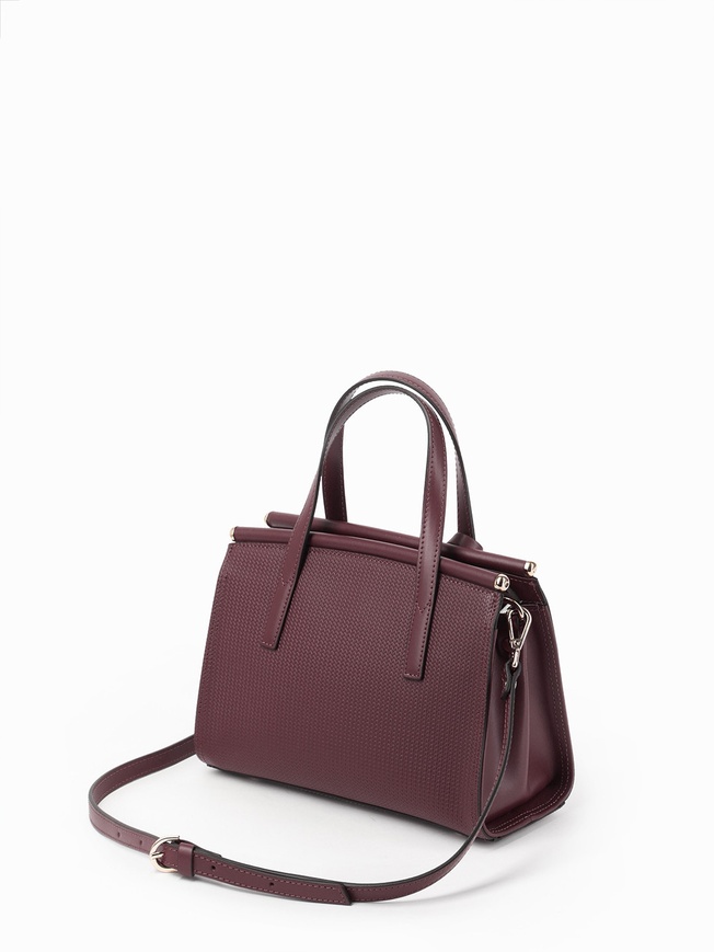 Женская сумка-тоут из плотной кожи с тиснением