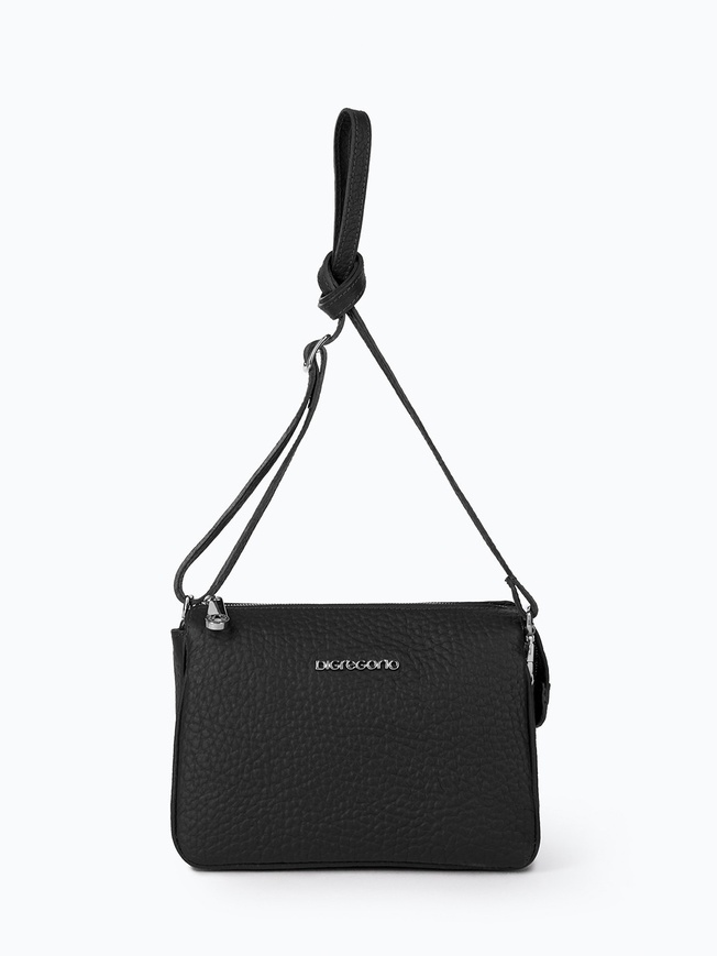 Компактная сумка кросс-боди из мягкой крупнозернистой кожи