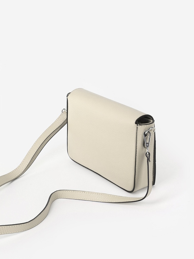 Женская сумка кросс-боди с плетеным клапаном