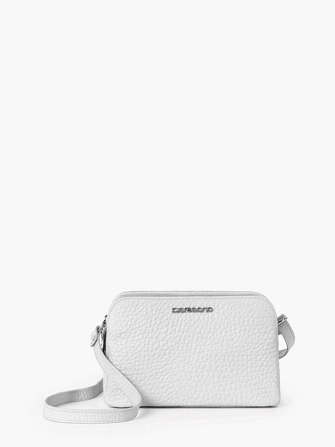 Компактная сумка кросс-боди из натуральной зернистой кожи