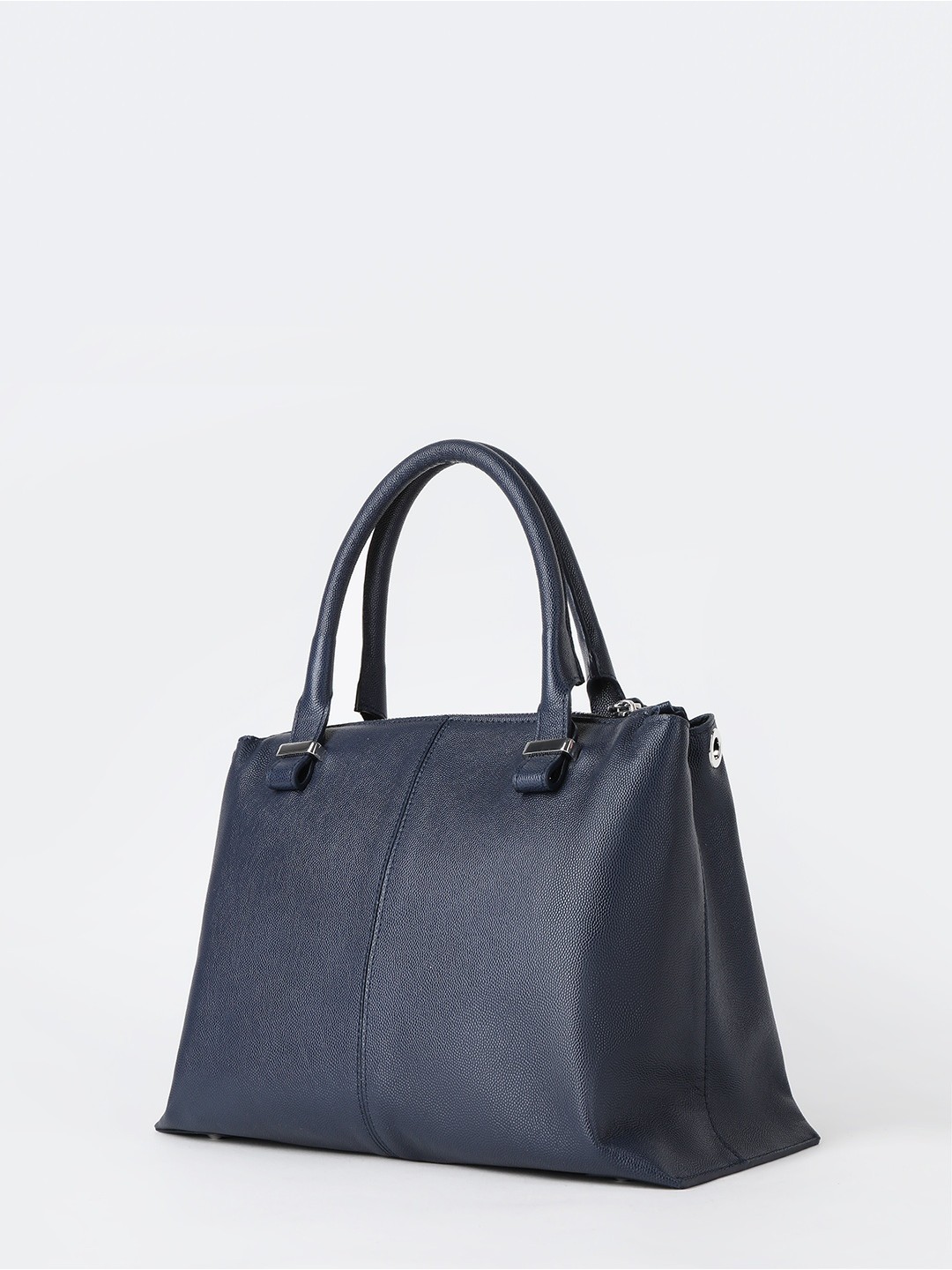 Изображение Женская сумка-тоут из кожи под ската Kellen 1145 baby grain tresor blu Фото Женская сумка-тоут из кожи под ската Классические сумки