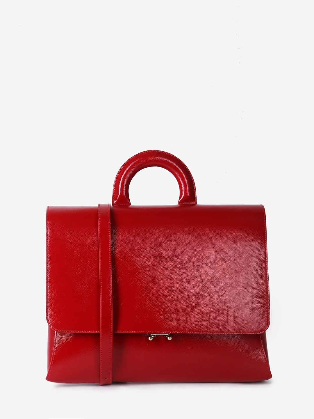 Изображение Деловая сумка-портфель из натуральной кожи сафьяно Kellen 2920 saff vernice rosso Фото Деловая сумка-портфель из натуральной кожи сафьяно Деловые сумки
