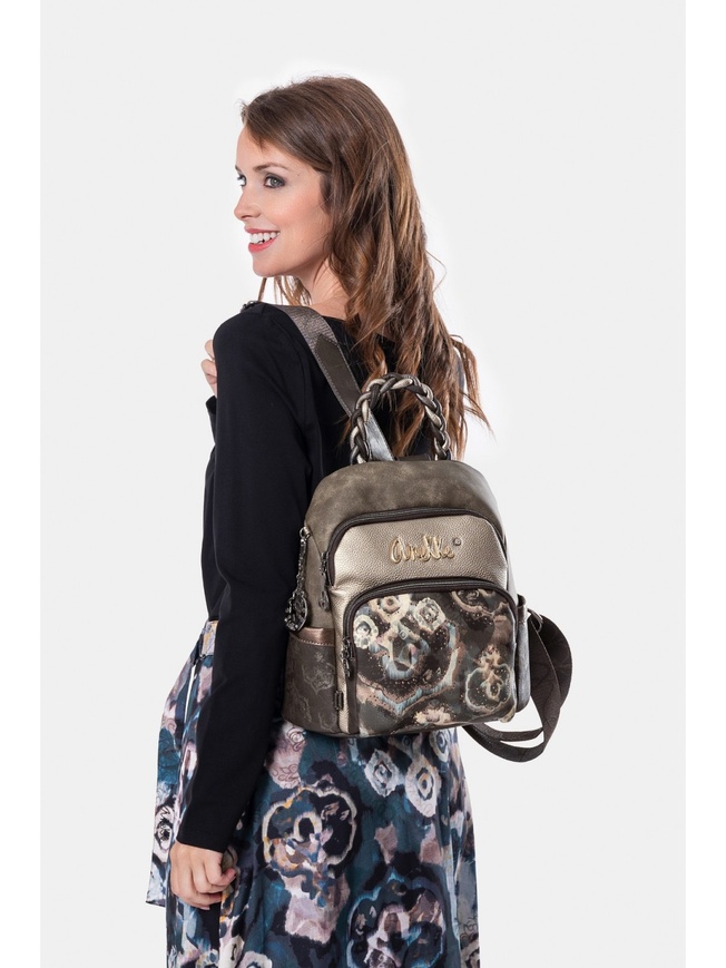 Женский рюкзак с принтом