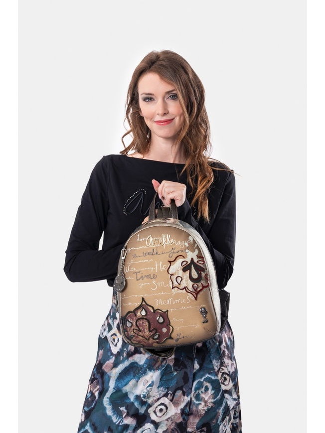 Женский рюкзак с принтом