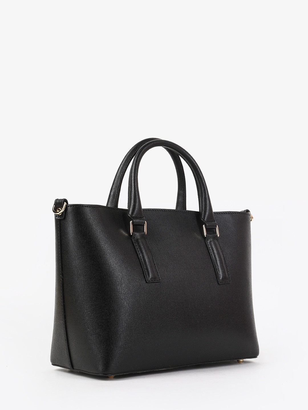 Фото Женская сумка-тоут из натуральной сафьяновой кожи с двумя отделами Классические сумки