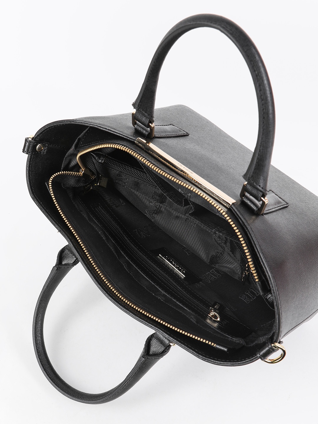 Фото Женская сумка-тоут из натуральной сафьяновой кожи с двумя отделами Классические сумки