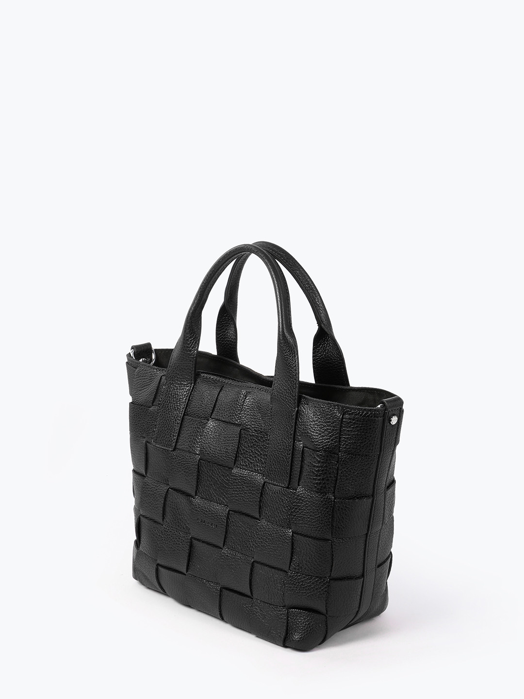 Фото Женская сумка-тоут из натуральной плетеной кожи Классические сумки