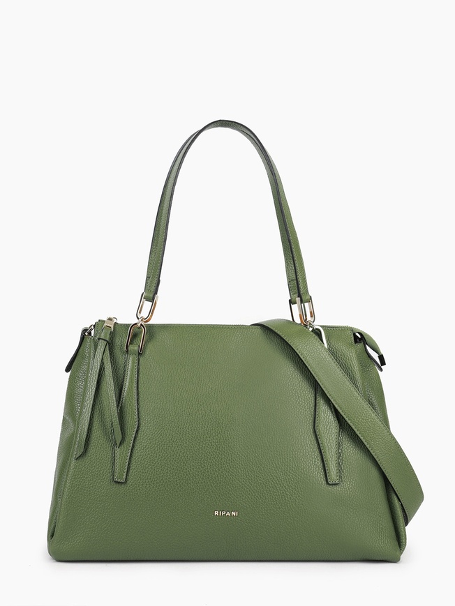 Сумка-тоут из натуральной зернистой кожи