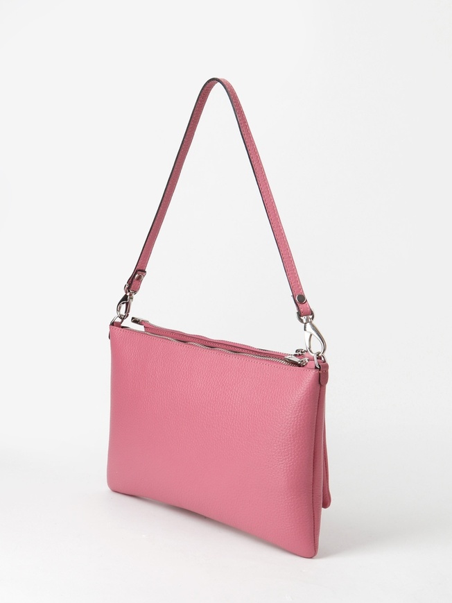 Женская сумка-клатч из мягкой кожи с двумя ремешками