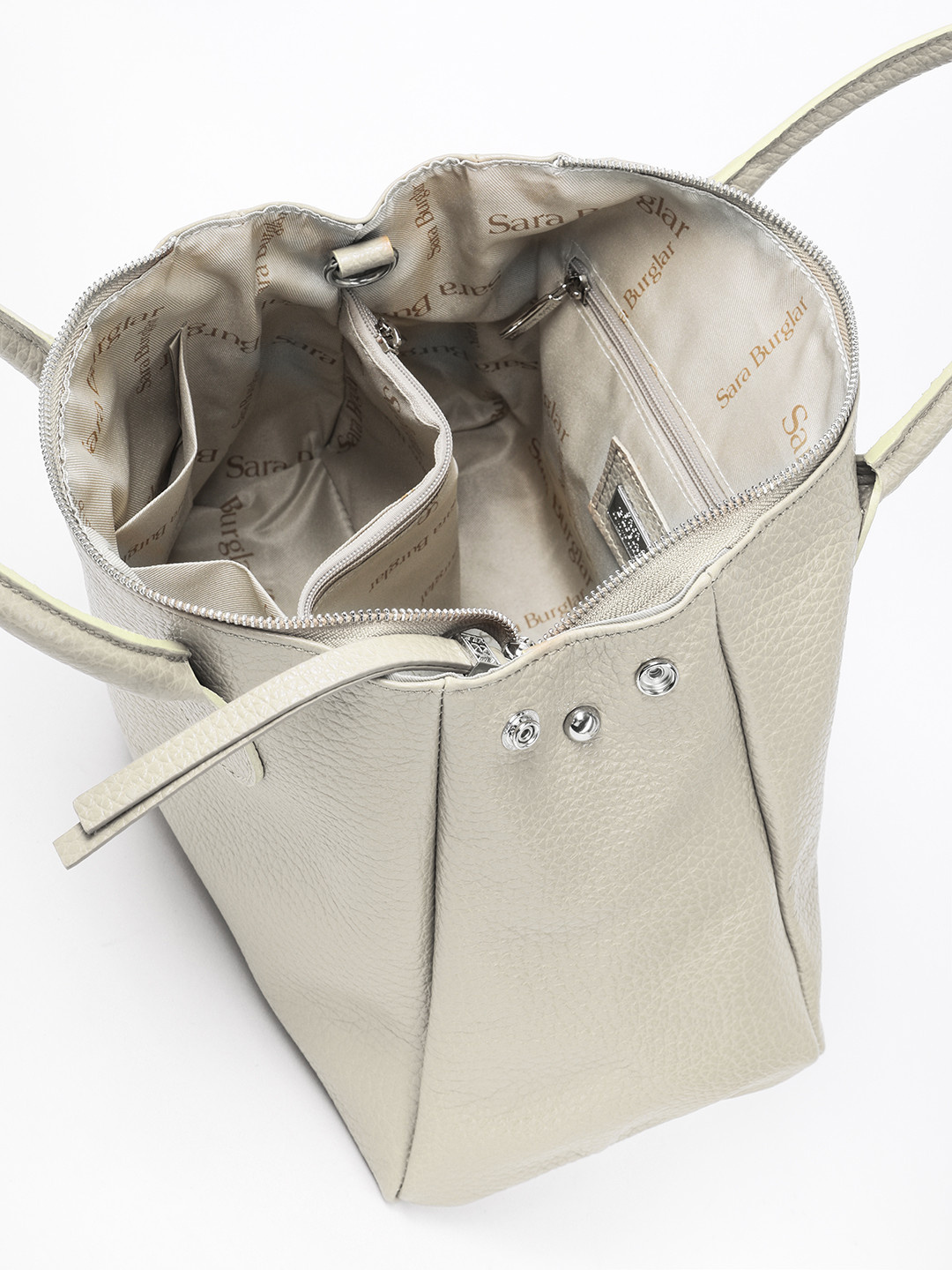 Фото Женская сумка-тоут трапециевидной формы из натуральной кожи Классические сумки