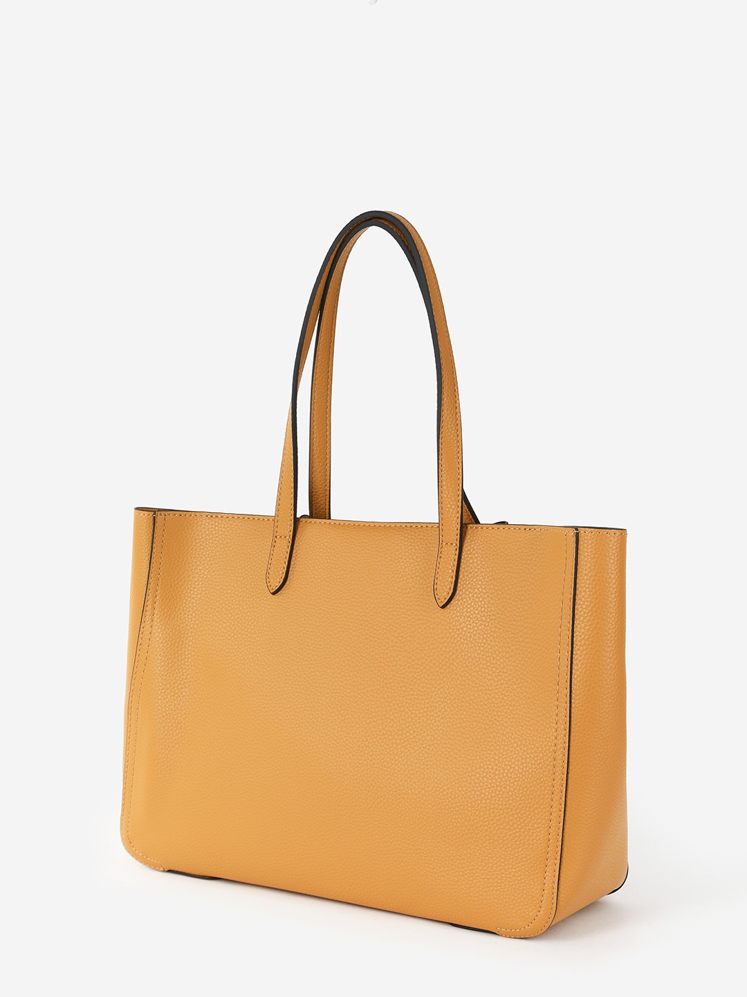 Изображение Сумка-тоут среднего размера без подкладки Ermanno Scervino 12400946 yellow Фото Сумка-тоут среднего размера без подкладки Классические сумки