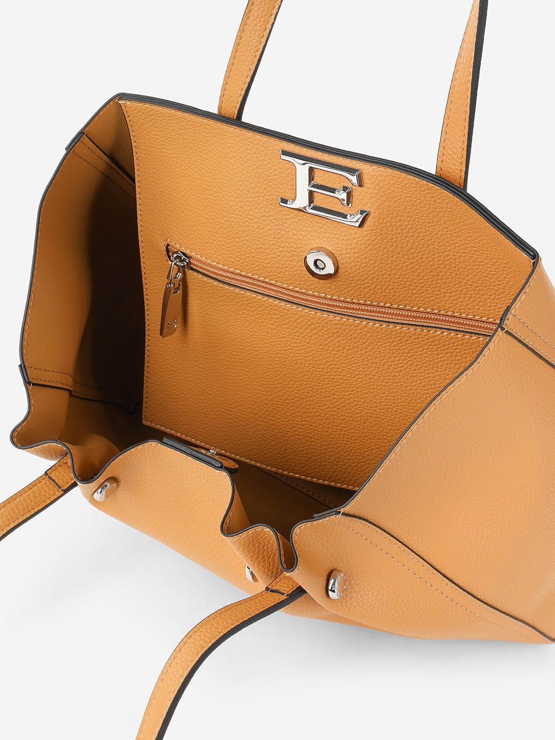 Изображение Сумка-тоут среднего размера без подкладки Ermanno Scervino 12400946 yellow Фото Сумка-тоут среднего размера без подкладки Классические сумки