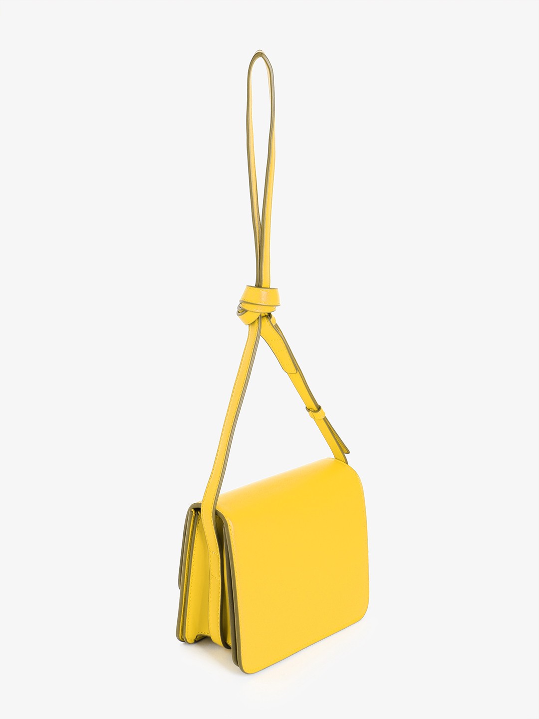 Изображение Женская сумка кросс-боди с крупной пряжкой Ermanno Scervino 12400966 yellow Фото Женская сумка кросс-боди с крупной пряжкой Сумки кросс-боди