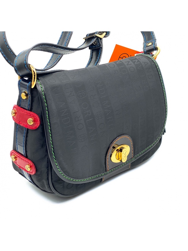 Комбинированная женская сумка сэтчел