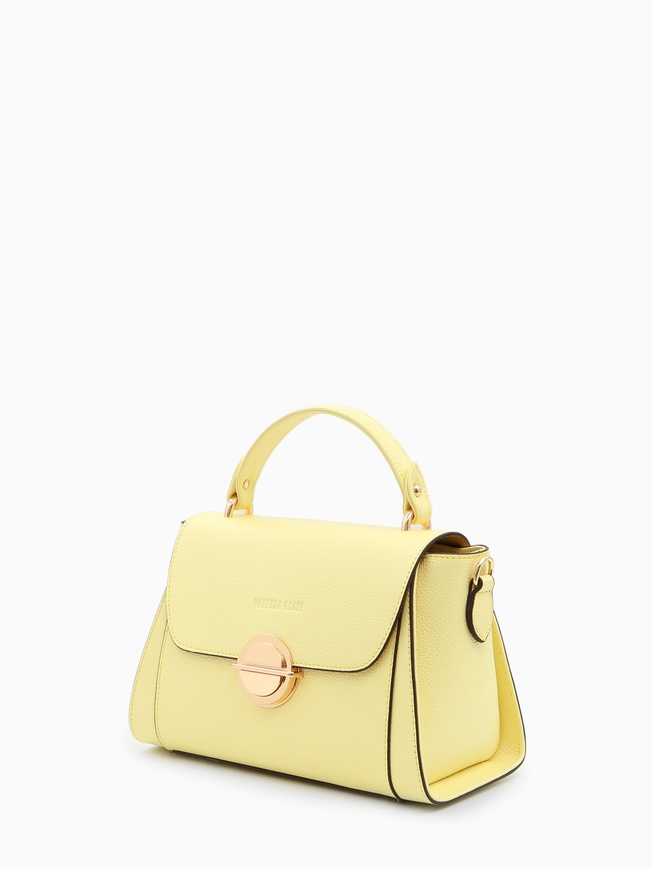 Женская сумка-сэтчел из плотной кожи